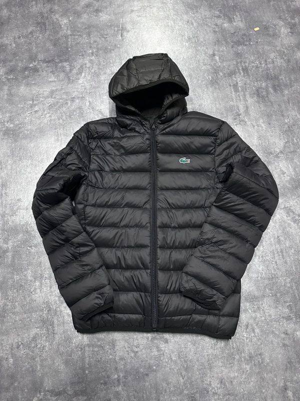 chaqueta lacoste negro