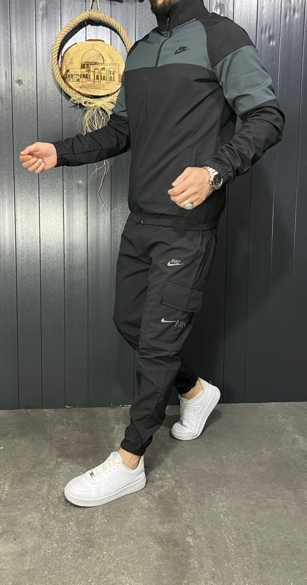 chandal nike negro/gris