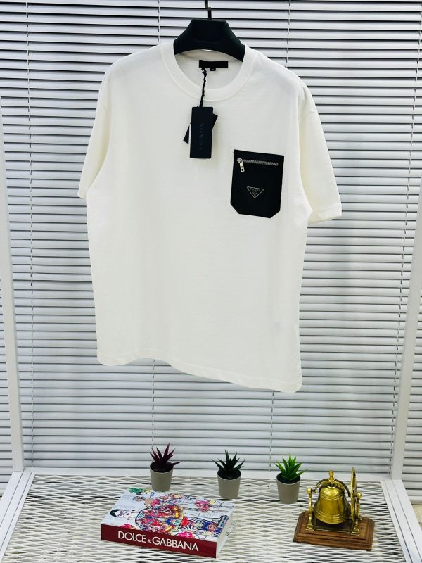 Camiseta prada Oversize blanco