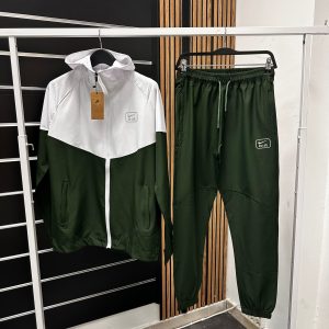 chandal nike air blaco/verde