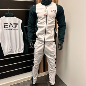 Chándal Armani blanco/verde