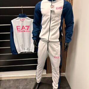 Chándal Armani blanco/azul