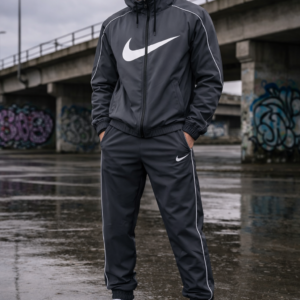 Chándal Nike bordado gris