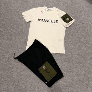 Conjunto Moncler blanco/verde