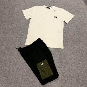 Conjunto Prada blanco/verde