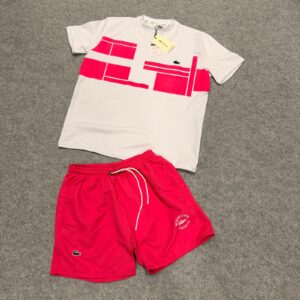 Conjunto Lacoste rosa