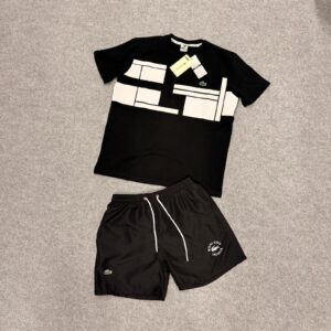 Conjunto lacoste negro