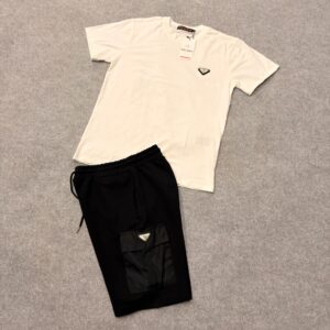 Conjunto Prada blanco/negro